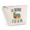 Trousse Beige La Gironde c’est la vie