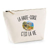 Trousse Beige La Haute-Corse c’est la vie