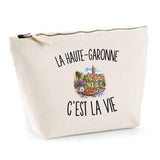 Trousse Beige La Haute-Garonne c’est la vie