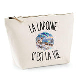 Trousse Beige La Laponie c’est la vie