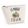 Trousse Beige La Manche c’est la vie