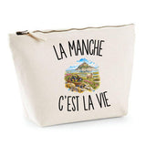 Trousse Beige La Manche c’est la vie