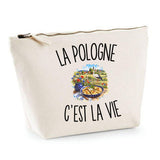 Trousse Beige La Pologne c’est la vie