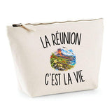 Trousse Beige La Réunion c’est la vie