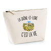 Trousse Beige La Saône-et-Loire c’est la vie