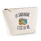 Trousse Beige La Sardaigne c’est la vie