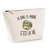Trousse Beige La Seine-et-Marne c’est la vie