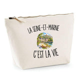Trousse Beige La Seine-et-Marne c’est la vie