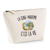 Trousse Beige La Seine-Maritime c’est la vie