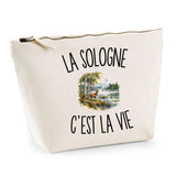 Trousse Beige La Sologne c’est la vie