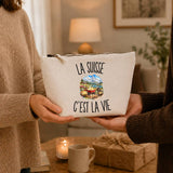 Trousse Beige La Suisse c’est la vie