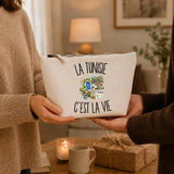 Trousse Beige La Tunisie c’est la vie