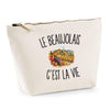 Trousse Beige Le Beaujolais c’est la vie