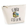Trousse Beige Le Brésil c’est la vie