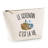 Trousse Beige Le Cotentin c’est la vie