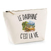 Trousse Beige Le Dauphiné c’est la vie