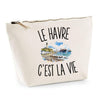 Trousse Beige Le Havre c’est la vie