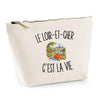 Trousse Beige Le Loir-et-Cher c’est la vie
