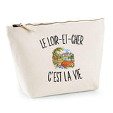 Trousse Beige Le Loir-et-Cher c’est la vie