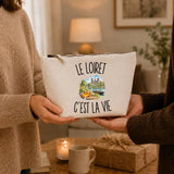 Trousse Beige Le Loiret c’est la vie