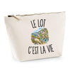 Trousse Beige Le Lot c’est la vie