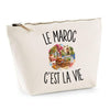 Trousse Beige Le Maroc c’est la vie