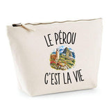 Trousse Beige Le Pérou c’est la vie