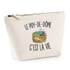 Trousse Beige Le Puy-de-Dôme c’est la vie