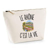 Trousse Beige Le Rhône c’est la vie