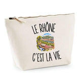 Trousse Beige Le Rhône c’est la vie