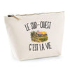 Trousse Beige Le Sud-Ouest c’est la vie