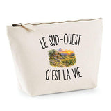 Trousse Beige Le Sud-Ouest c’est la vie