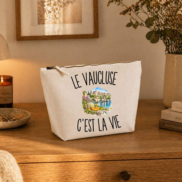 Trousse Beige Le Vaucluse c’est la vie