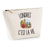 Trousse Beige Londres c’est la vie