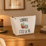 Trousse Beige Londres c’est la vie