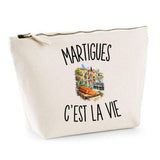 Trousse Beige Martigues c’est la vie