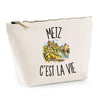 Trousse Beige Metz c’est la vie