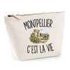 Trousse Beige Montpellier c’est la vie