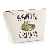 Trousse Beige Montpellier c’est la vie