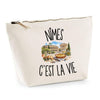Trousse Beige Nîmes c’est la vie