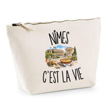 Trousse Beige Nîmes c’est la vie