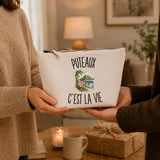 Trousse Beige Puteaux c’est la vie