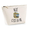 Trousse Beige Rezé c’est la vie