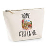 Trousse Beige Rome c’est la vie