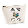 Trousse Beige Saint-Malo c’est la vie