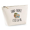 Trousse Beige Saint-Tropez c’est la vie