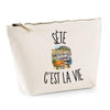 Trousse Beige Sète c’est la vie