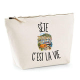 Trousse Beige Sète c’est la vie