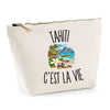 Trousse Beige Tahiti c’est la vie