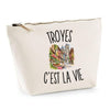 Trousse Beige Troyes c’est la vie